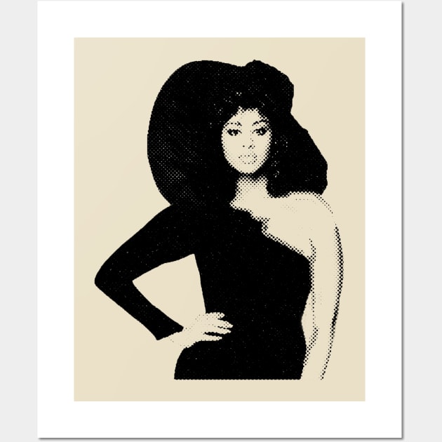 Phyllis Hyman Halftone Wall Art by Resdis Materials